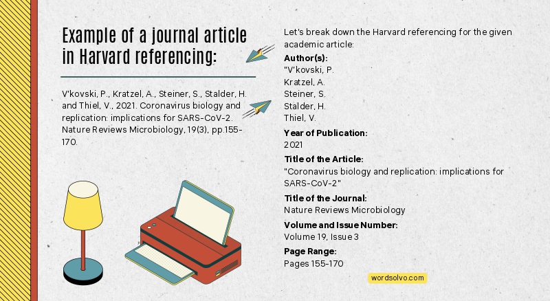 example of a journal article in harvard referencing